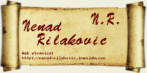 Nenad Rilaković vizit kartica